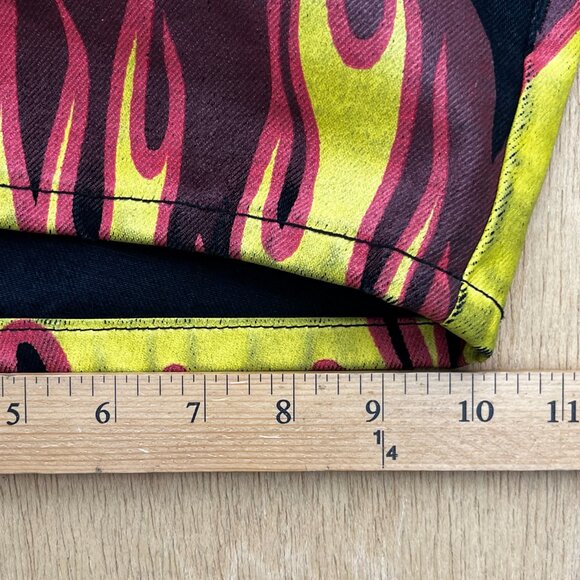 CARMAR TITANIA FLAME SLIM HIGH RISE DENIM SHORTS WOMEN’S sz 25 Button Fly NWT - Picture 11 of 12